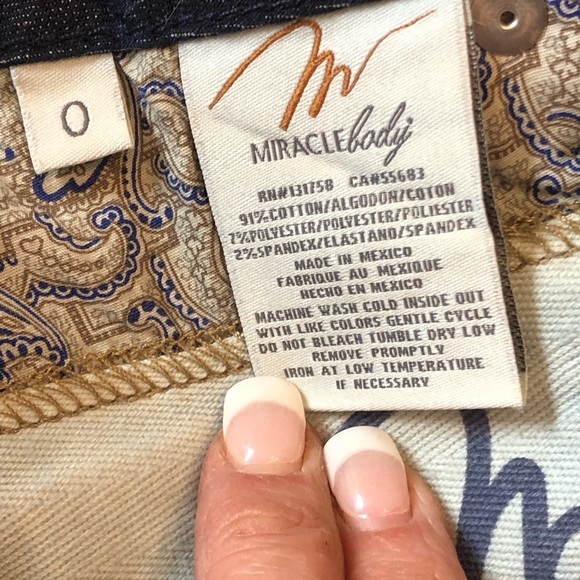 Miracle body Jeans by Miraclesuit NWT Size 0 “Katie” Style - Picture 7 of 12